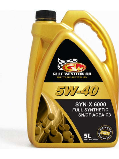 Gulf Western SYN-X 6000 5W-40 Full Synthetic Engine Oil