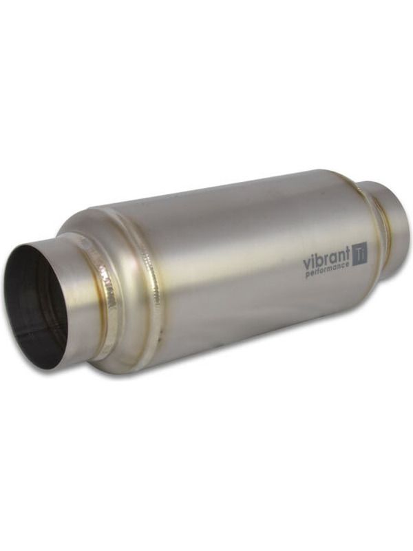 Vibrant - Resonator, 2.50" Inlet/Outlet x 12.00" Long Titanium
