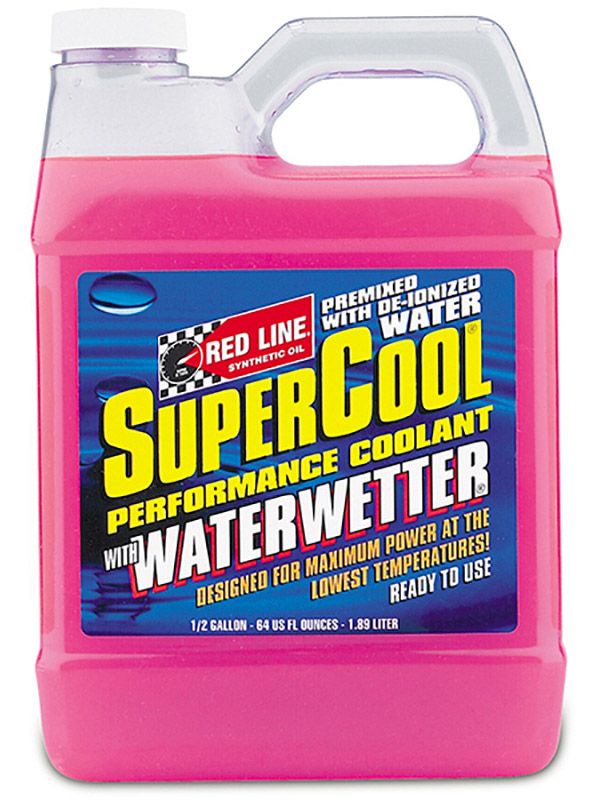 Redline SuperCool Coolant with Water Wetter,64oz Bottle [1.89L] 80205