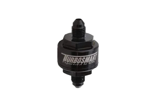 Turbosmart - Billet Turbo Oil Feed Filter 44um-4AN (Black)
